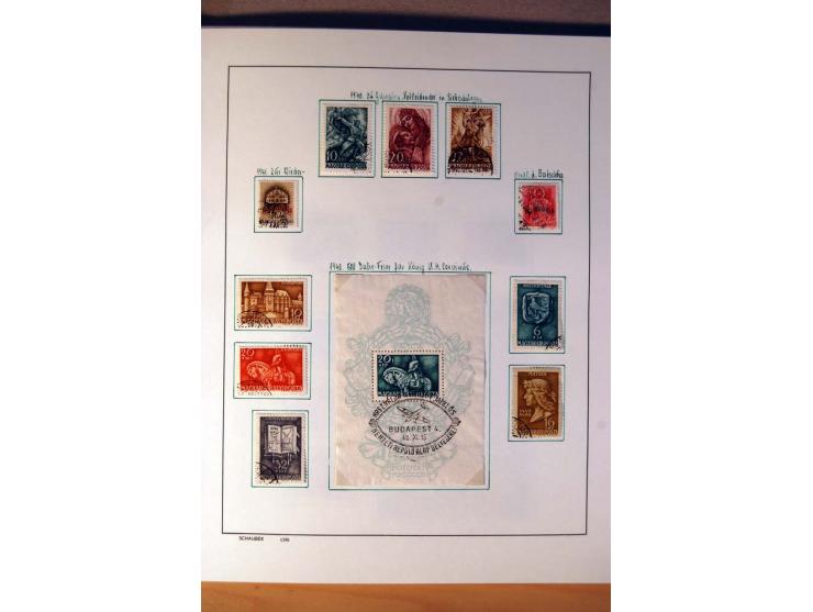 1865/1977, umfangreiche vorwiegend ungebrauchte und gestempelte Sammlung Estland, Lettland und Litauen, Tschechoslowakei, Rum