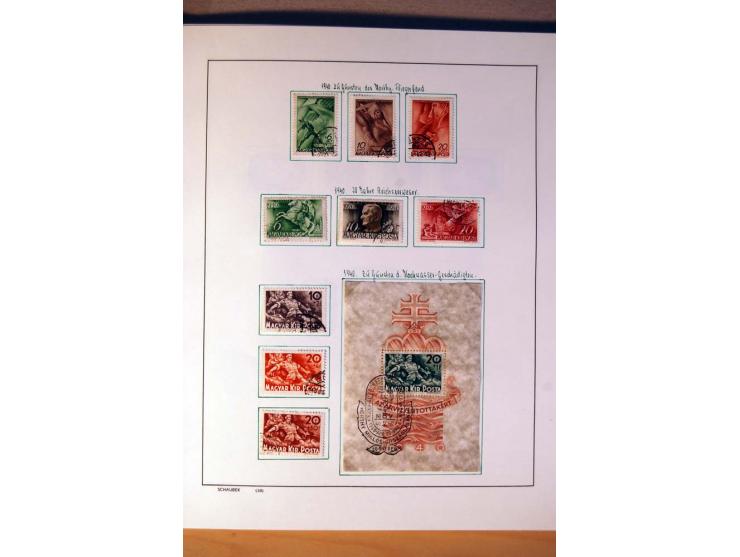 1865/1977, umfangreiche vorwiegend ungebrauchte und gestempelte Sammlung Estland, Lettland und Litauen, Tschechoslowakei, Rum