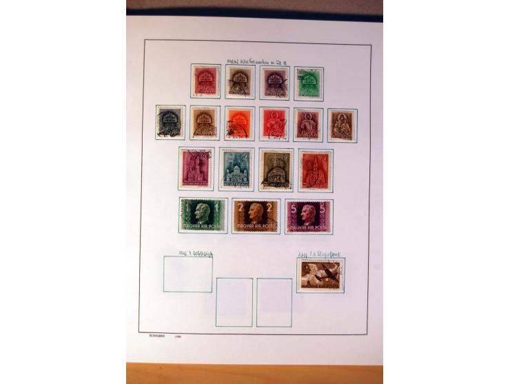 1865/1977, umfangreiche vorwiegend ungebrauchte und gestempelte Sammlung Estland, Lettland und Litauen, Tschechoslowakei, Rum