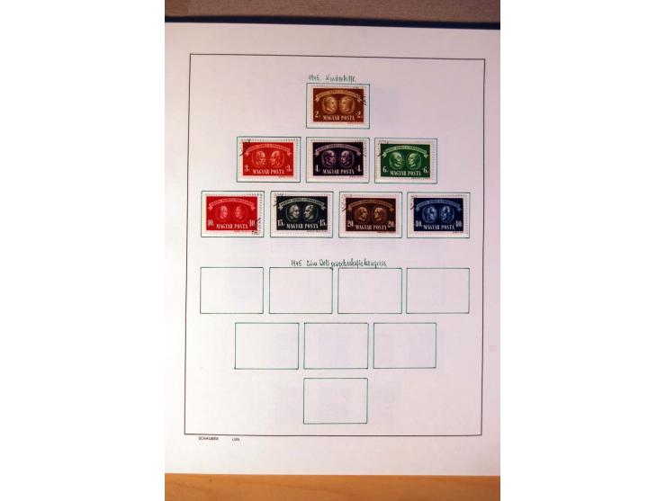 1865/1977, umfangreiche vorwiegend ungebrauchte und gestempelte Sammlung Estland, Lettland und Litauen, Tschechoslowakei, Rum