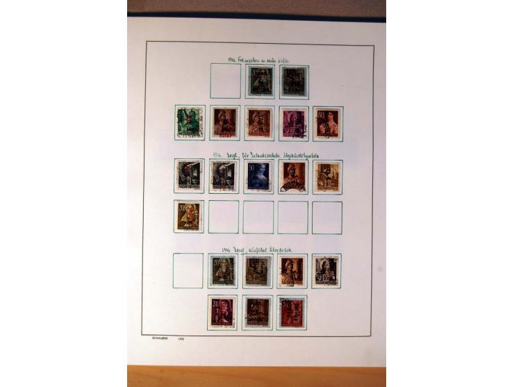 1865/1977, umfangreiche vorwiegend ungebrauchte und gestempelte Sammlung Estland, Lettland und Litauen, Tschechoslowakei, Rum