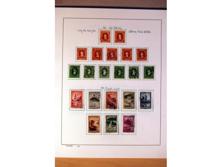 1865/1977, umfangreiche vorwiegend ungebrauchte und gestempelte Sammlung Estland, Lettland und Litauen, Tschechoslowakei, Rum