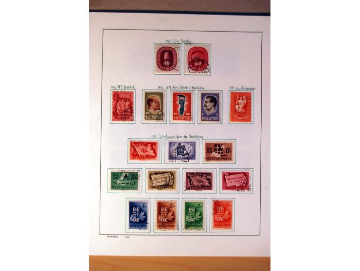 1865/1977, umfangreiche vorwiegend ungebrauchte und gestempelte Sammlung Estland, Lettland und Litauen, Tschechoslowakei, Rum