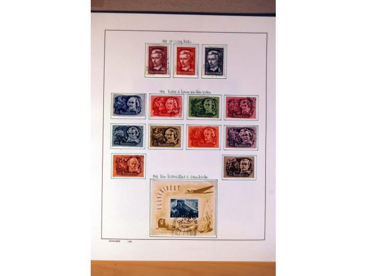 1865/1977, umfangreiche vorwiegend ungebrauchte und gestempelte Sammlung Estland, Lettland und Litauen, Tschechoslowakei, Rum