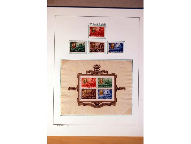 1865/1977, umfangreiche vorwiegend ungebrauchte und gestempelte Sammlung Estland, Lettland und Litauen, Tschechoslowakei, Rum