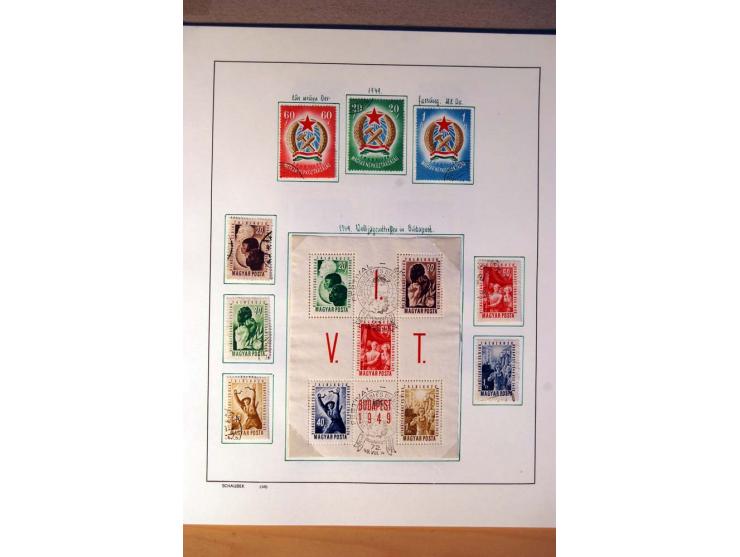 1865/1977, umfangreiche vorwiegend ungebrauchte und gestempelte Sammlung Estland, Lettland und Litauen, Tschechoslowakei, Rum