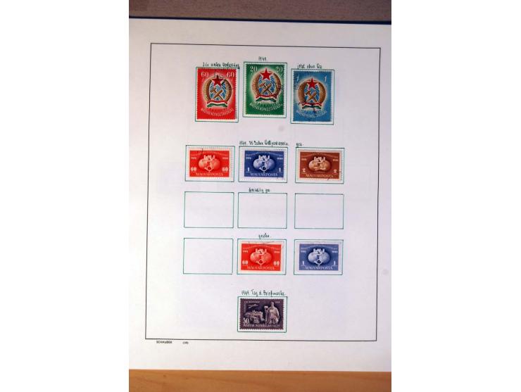 1865/1977, umfangreiche vorwiegend ungebrauchte und gestempelte Sammlung Estland, Lettland und Litauen, Tschechoslowakei, Rum