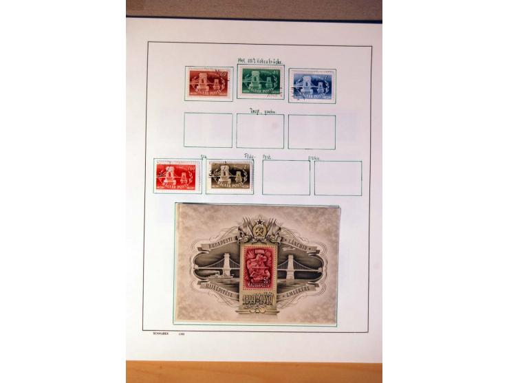 1865/1977, umfangreiche vorwiegend ungebrauchte und gestempelte Sammlung Estland, Lettland und Litauen, Tschechoslowakei, Rum