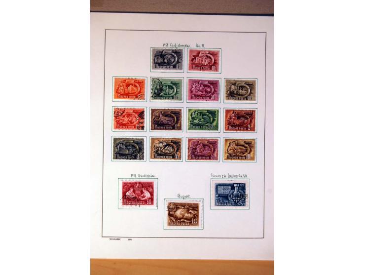 1865/1977, umfangreiche vorwiegend ungebrauchte und gestempelte Sammlung Estland, Lettland und Litauen, Tschechoslowakei, Rum