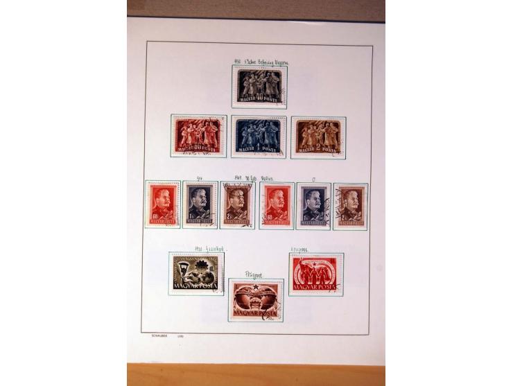1865/1977, umfangreiche vorwiegend ungebrauchte und gestempelte Sammlung Estland, Lettland und Litauen, Tschechoslowakei, Rum