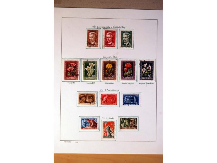 1865/1977, umfangreiche vorwiegend ungebrauchte und gestempelte Sammlung Estland, Lettland und Litauen, Tschechoslowakei, Rum