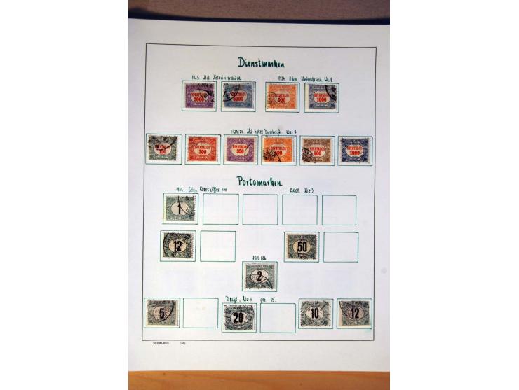 1865/1977, umfangreiche vorwiegend ungebrauchte und gestempelte Sammlung Estland, Lettland und Litauen, Tschechoslowakei, Rum
