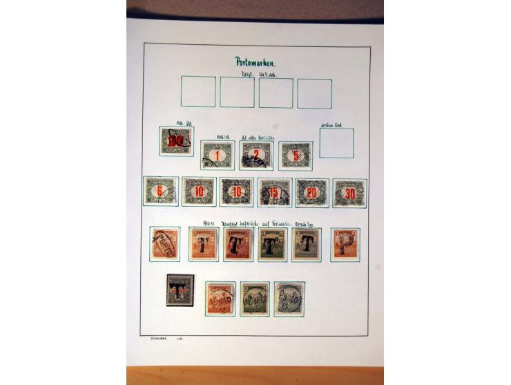 1865/1977, umfangreiche vorwiegend ungebrauchte und gestempelte Sammlung Estland, Lettland und Litauen, Tschechoslowakei, Rum