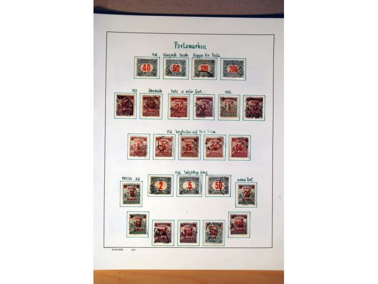 1865/1977, umfangreiche vorwiegend ungebrauchte und gestempelte Sammlung Estland, Lettland und Litauen, Tschechoslowakei, Rum
