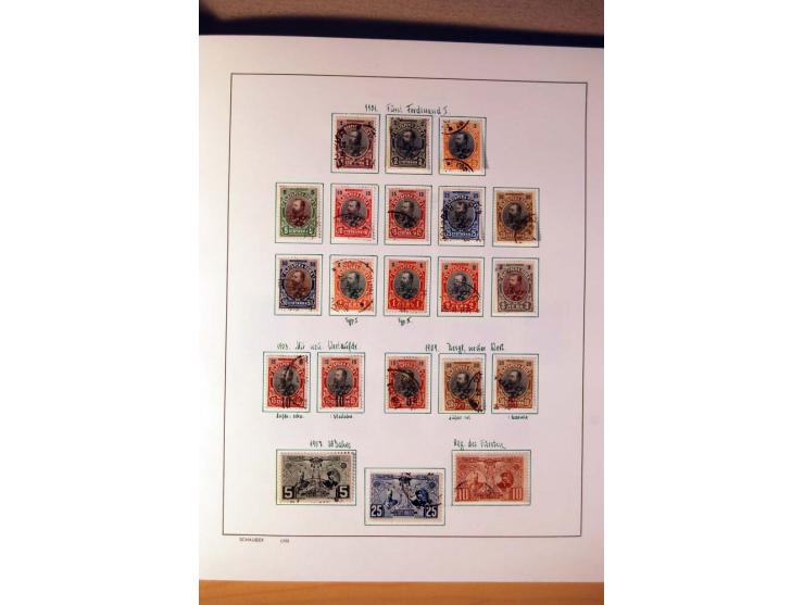 1865/1977, umfangreiche vorwiegend ungebrauchte und gestempelte Sammlung Estland, Lettland und Litauen, Tschechoslowakei, Rum