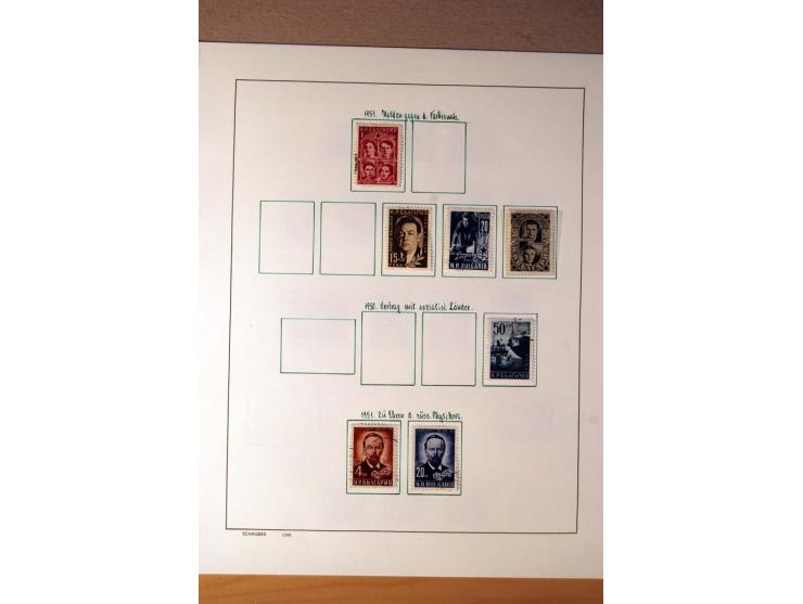 1865/1977, umfangreiche vorwiegend ungebrauchte und gestempelte Sammlung Estland, Lettland und Litauen, Tschechoslowakei, Rum