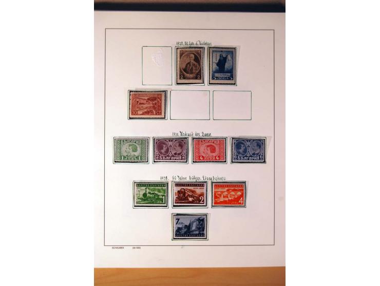1865/1977, umfangreiche vorwiegend ungebrauchte und gestempelte Sammlung Estland, Lettland und Litauen, Tschechoslowakei, Rum