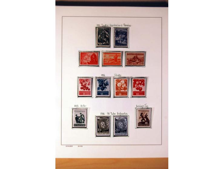 1865/1977, umfangreiche vorwiegend ungebrauchte und gestempelte Sammlung Estland, Lettland und Litauen, Tschechoslowakei, Rum