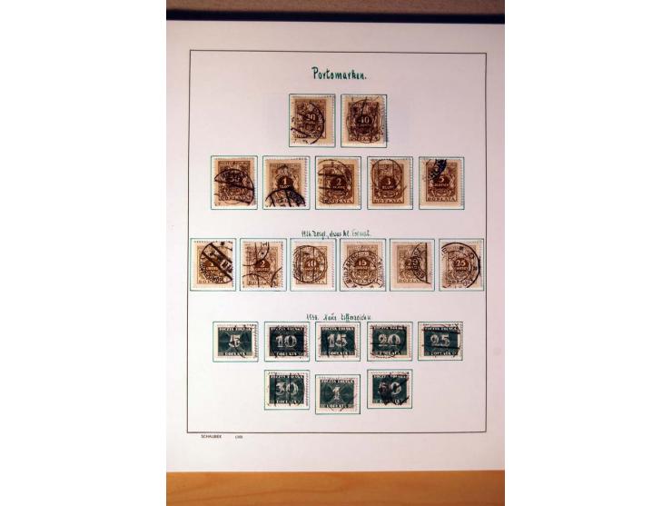 1865/1977, umfangreiche vorwiegend ungebrauchte und gestempelte Sammlung Estland, Lettland und Litauen, Tschechoslowakei, Rum