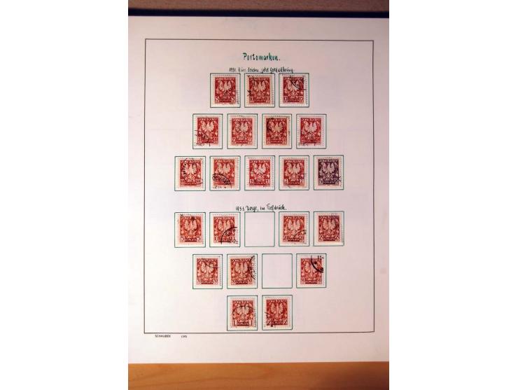 1865/1977, umfangreiche vorwiegend ungebrauchte und gestempelte Sammlung Estland, Lettland und Litauen, Tschechoslowakei, Rum