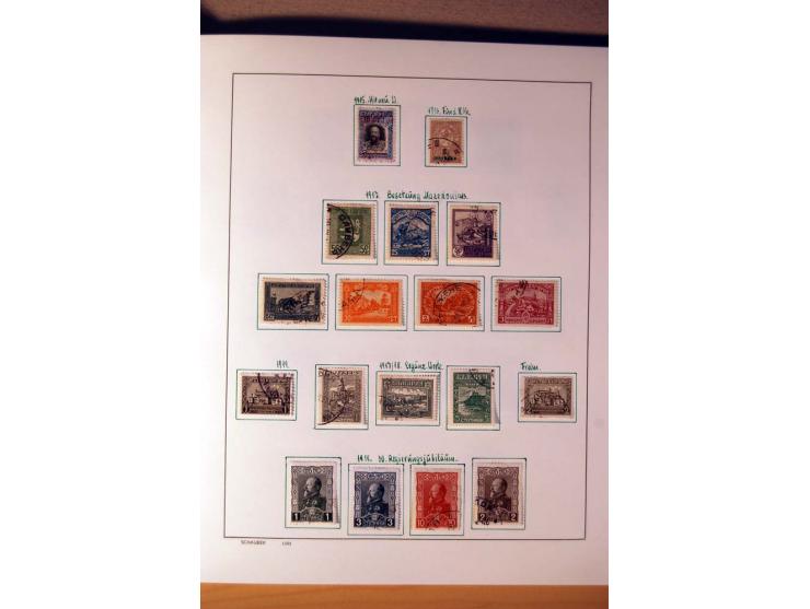 1865/1977, umfangreiche vorwiegend ungebrauchte und gestempelte Sammlung Estland, Lettland und Litauen, Tschechoslowakei, Rum