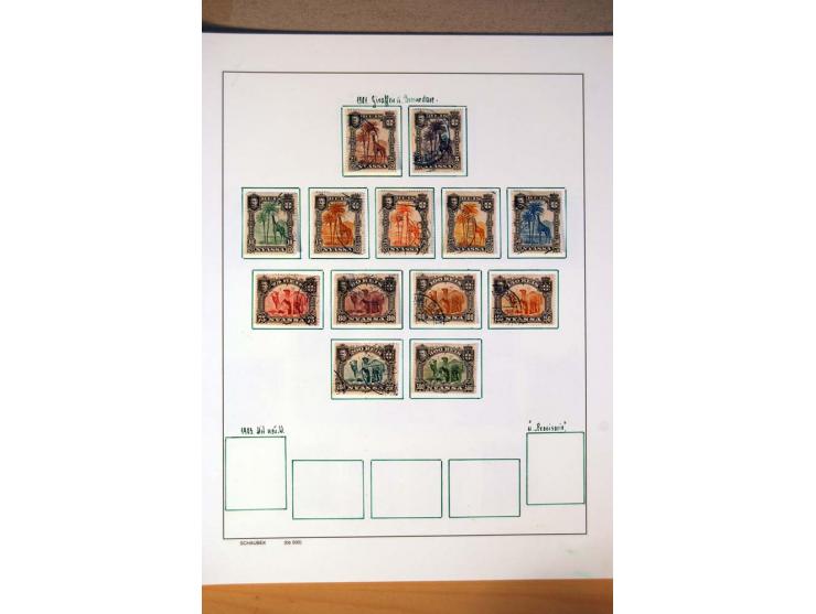 1876/1976 (ca.), ungebrauchte, postfrische und gestempelte Sammlung, teils in beiden Erhaltungen von u.a. Äthiopien, Ghana, M
