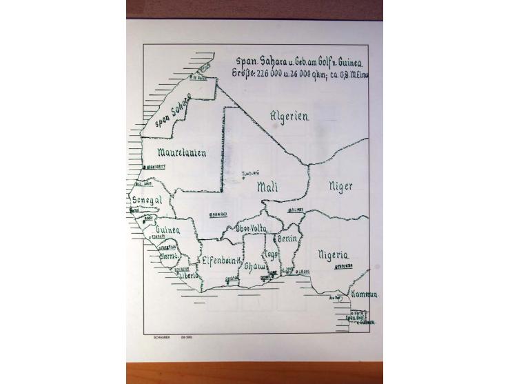 1876/1976 (ca.), ungebrauchte, postfrische und gestempelte Sammlung, teils in beiden Erhaltungen von u.a. Äthiopien, Ghana, M
