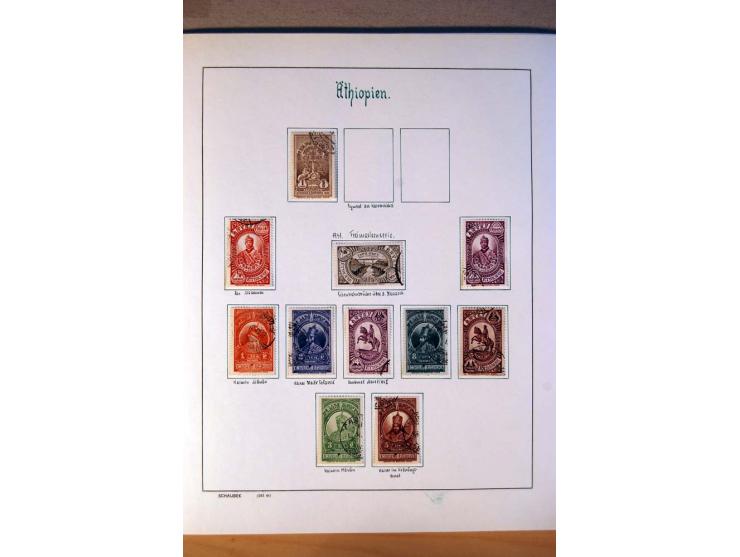 1876/1976 (ca.), ungebrauchte, postfrische und gestempelte Sammlung, teils in beiden Erhaltungen von u.a. Äthiopien, Ghana, M