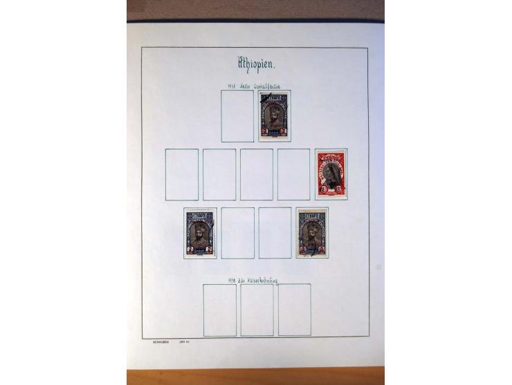 1876/1976 (ca.), ungebrauchte, postfrische und gestempelte Sammlung, teils in beiden Erhaltungen von u.a. Äthiopien, Ghana, M