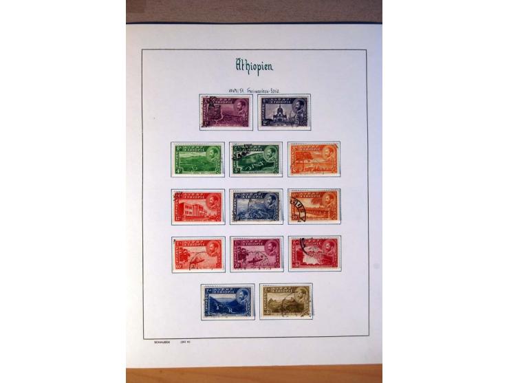 1876/1976 (ca.), ungebrauchte, postfrische und gestempelte Sammlung, teils in beiden Erhaltungen von u.a. Äthiopien, Ghana, M