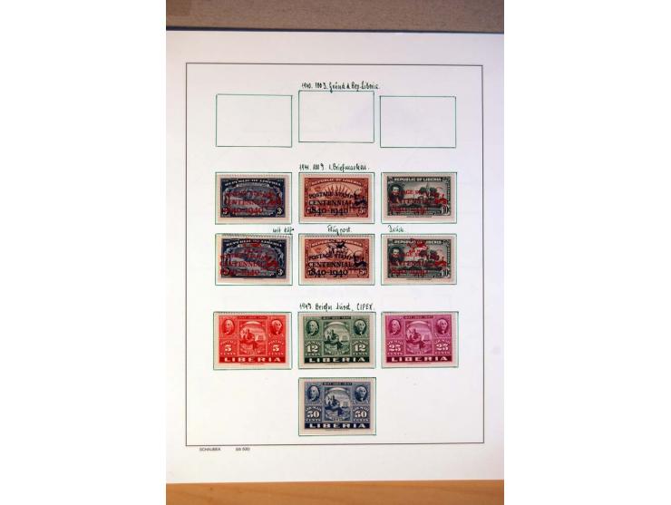 1876/1976 (ca.), ungebrauchte, postfrische und gestempelte Sammlung, teils in beiden Erhaltungen von u.a. Äthiopien, Ghana, M