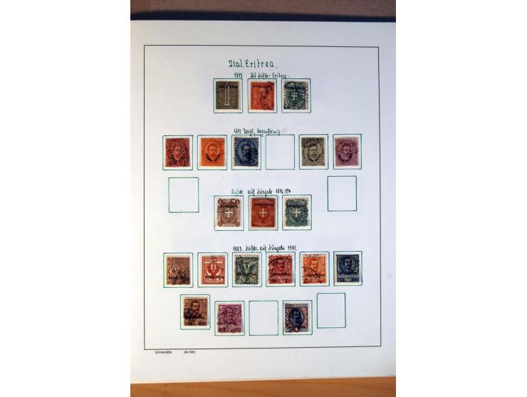 1876/1976 (ca.), ungebrauchte, postfrische und gestempelte Sammlung, teils in beiden Erhaltungen von u.a. Äthiopien, Ghana, M