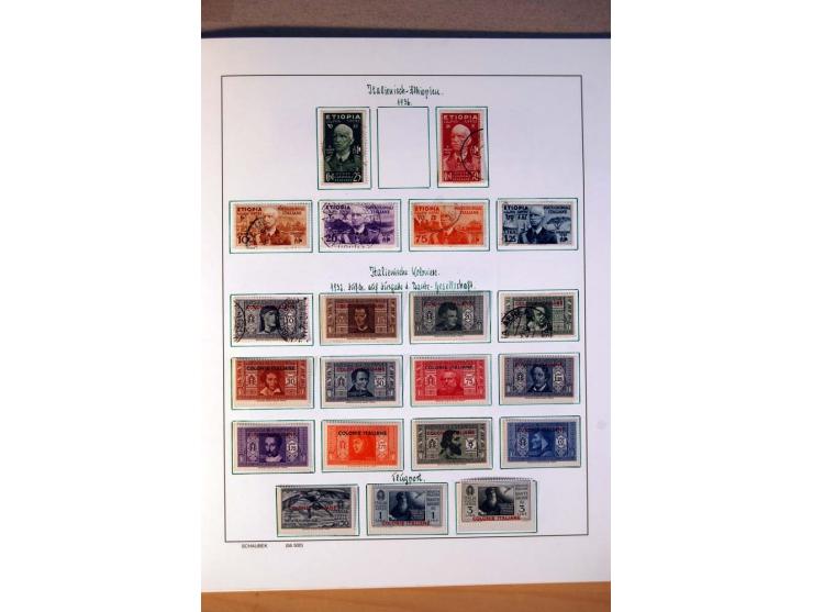 1876/1976 (ca.), ungebrauchte, postfrische und gestempelte Sammlung, teils in beiden Erhaltungen von u.a. Äthiopien, Ghana, M