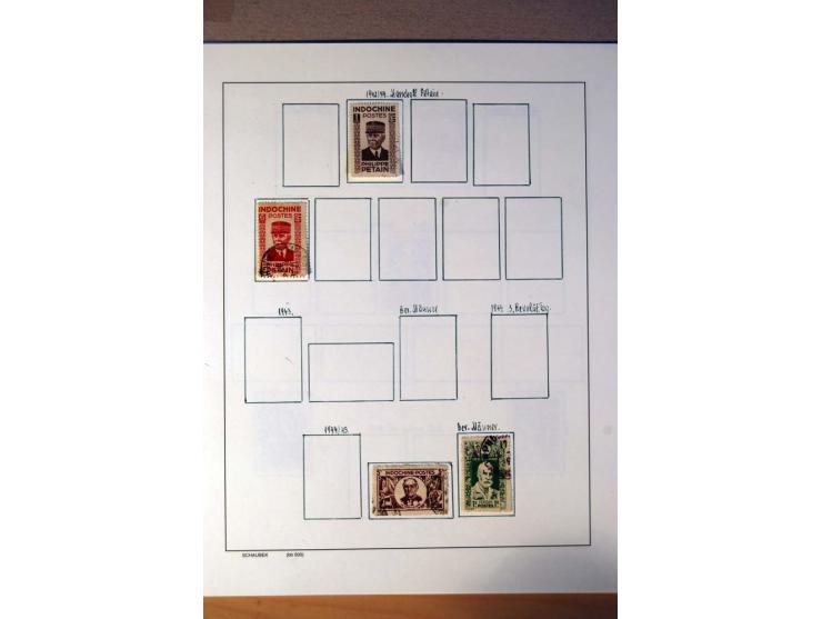 1892/1975, postfrische, ungebrauchte und gestempelte Sammlungen Französisch-Indochina, Bangladesch, Indonesien, Kambodscha, L