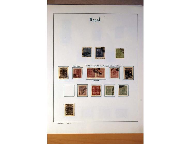 1892/1975, postfrische, ungebrauchte und gestempelte Sammlungen Französisch-Indochina, Bangladesch, Indonesien, Kambodscha, L