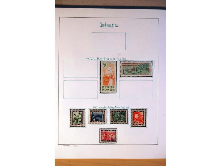 1892/1975, postfrische, ungebrauchte und gestempelte Sammlungen Französisch-Indochina, Bangladesch, Indonesien, Kambodscha, L