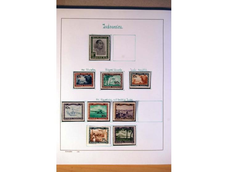 1892/1975, postfrische, ungebrauchte und gestempelte Sammlungen Französisch-Indochina, Bangladesch, Indonesien, Kambodscha, L