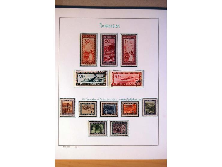 1892/1975, postfrische, ungebrauchte und gestempelte Sammlungen Französisch-Indochina, Bangladesch, Indonesien, Kambodscha, L