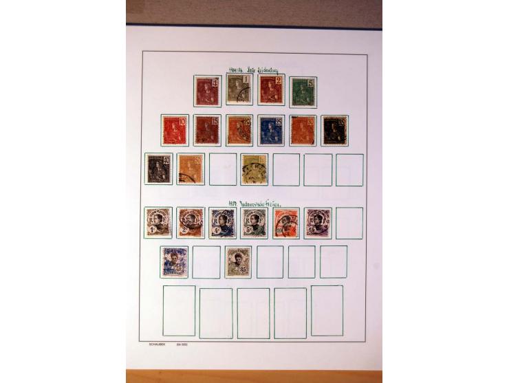 1892/1975, postfrische, ungebrauchte und gestempelte Sammlungen Französisch-Indochina, Bangladesch, Indonesien, Kambodscha, L