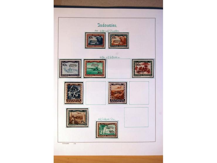 1892/1975, postfrische, ungebrauchte und gestempelte Sammlungen Französisch-Indochina, Bangladesch, Indonesien, Kambodscha, L