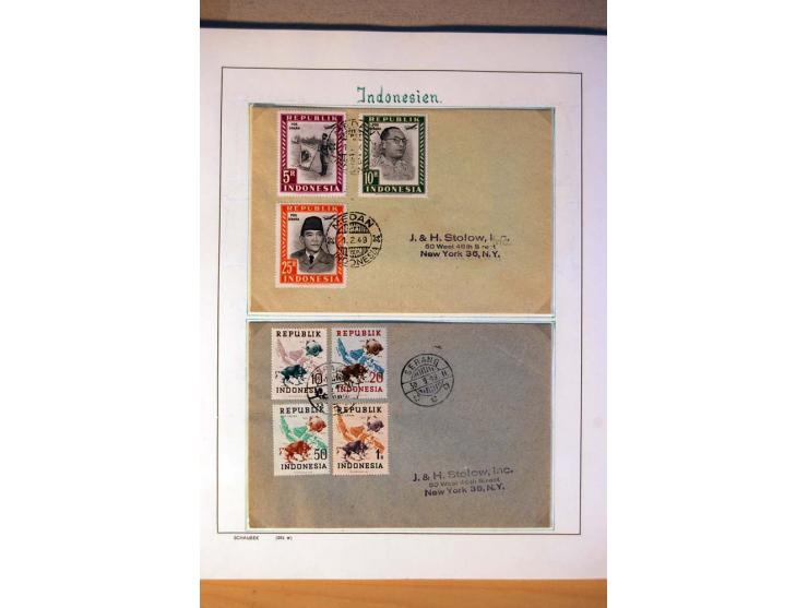 1892/1975, postfrische, ungebrauchte und gestempelte Sammlungen Französisch-Indochina, Bangladesch, Indonesien, Kambodscha, L