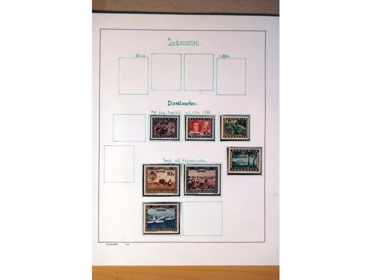 1892/1975, postfrische, ungebrauchte und gestempelte Sammlungen Französisch-Indochina, Bangladesch, Indonesien, Kambodscha, L