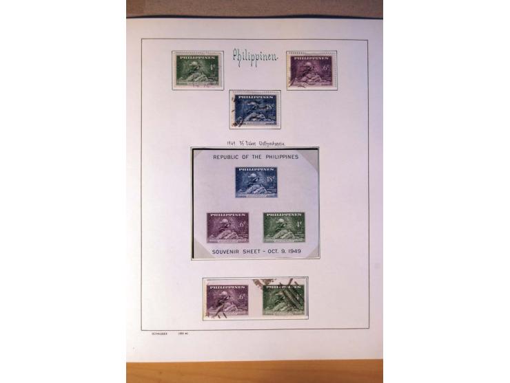 1892/1975, postfrische, ungebrauchte und gestempelte Sammlungen Französisch-Indochina, Bangladesch, Indonesien, Kambodscha, L