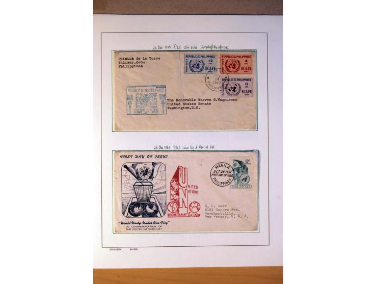 1892/1975, postfrische, ungebrauchte und gestempelte Sammlungen Französisch-Indochina, Bangladesch, Indonesien, Kambodscha, L