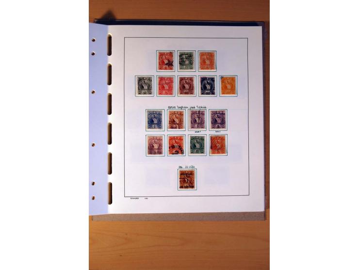 1866/1970, Dominikanische Republik, Guatemala, Kuba und Nicaragua, vorwiegend gestempelte Sammlungen, sauber aufgezogen in 5 