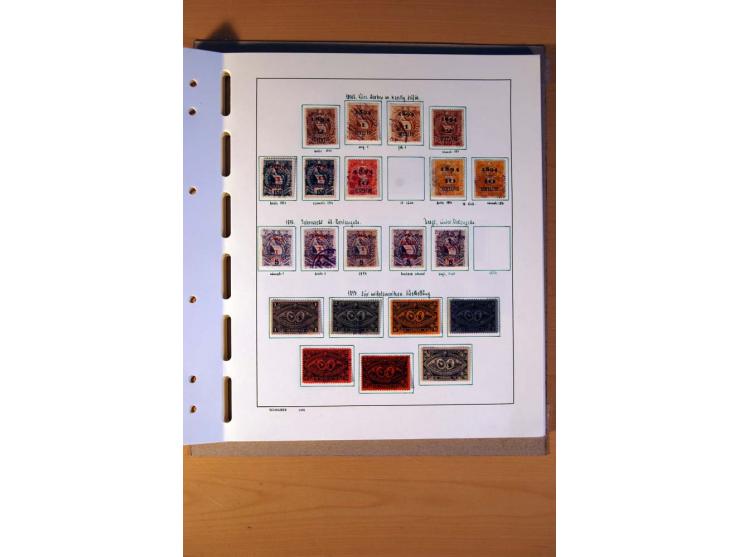 1866/1970, Dominikanische Republik, Guatemala, Kuba und Nicaragua, vorwiegend gestempelte Sammlungen, sauber aufgezogen in 5 