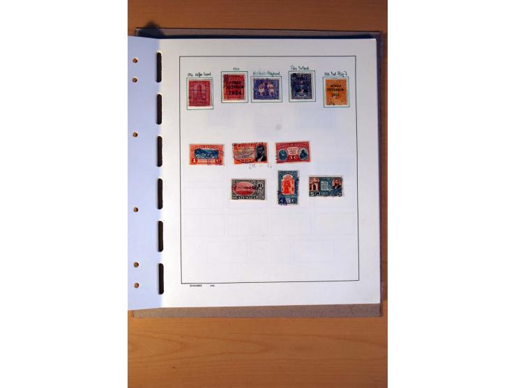 1866/1970, Dominikanische Republik, Guatemala, Kuba und Nicaragua, vorwiegend gestempelte Sammlungen, sauber aufgezogen in 5 