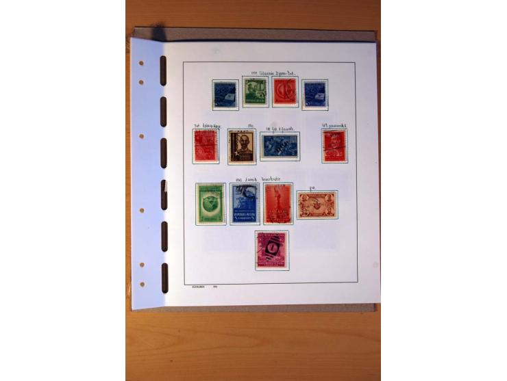 1866/1970, Dominikanische Republik, Guatemala, Kuba und Nicaragua, vorwiegend gestempelte Sammlungen, sauber aufgezogen in 5 