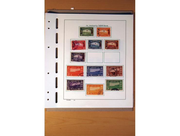 1866/1970, Dominikanische Republik, Guatemala, Kuba und Nicaragua, vorwiegend gestempelte Sammlungen, sauber aufgezogen in 5 