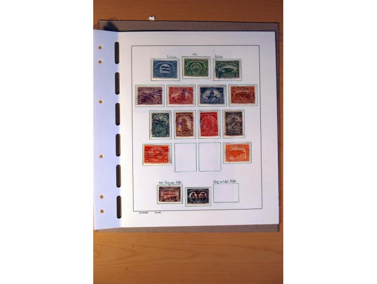 1866/1970, Dominikanische Republik, Guatemala, Kuba und Nicaragua, vorwiegend gestempelte Sammlungen, sauber aufgezogen in 5 